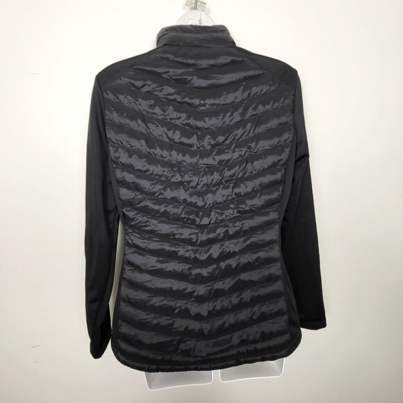 32 Degrees black quilted heatgear pufferjacket with neoprene sleeves. Size small - Picture 3 of 3